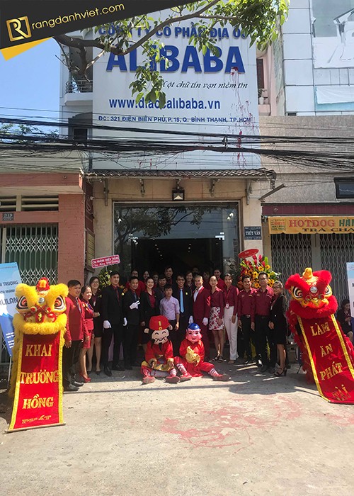 Lân sư rồng khai trương rạng danh việt