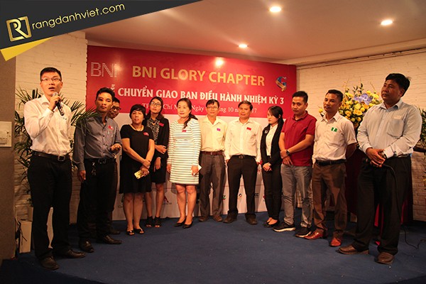 buổi lễ chuyển giao ban điều hành của BNI
