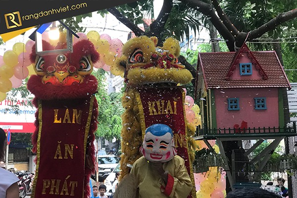 dịch vụ cho thuê lân su rồng khai trương