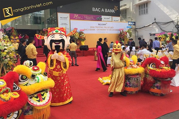 dịch vụ cung cấp lân sư rồng khai trương