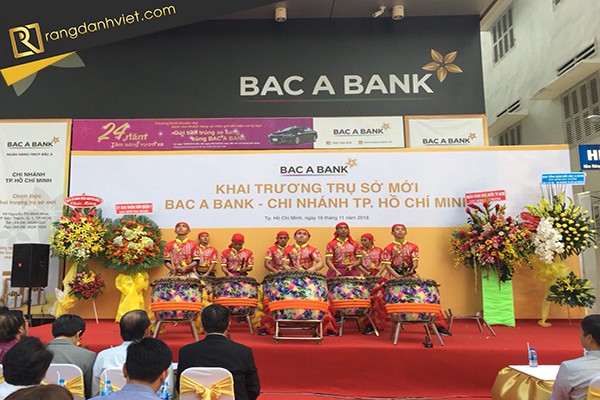 tổ chức sự kiện khai trương Ngân hàng Bắc Á