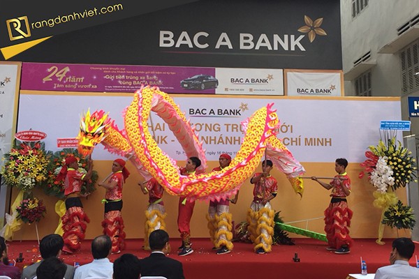 múa rồng khai trương trụ sở bắc á bank