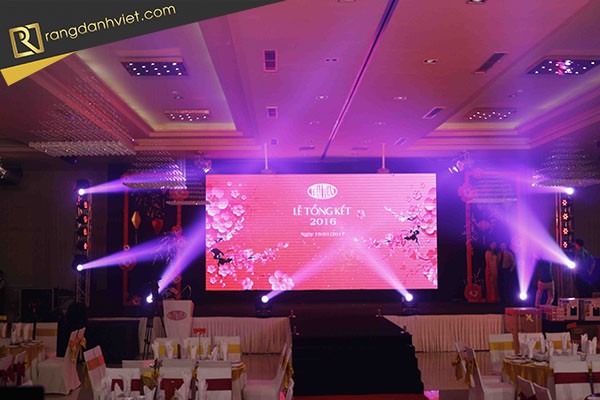 tiệc cuối năm âm thanh ánh sáng