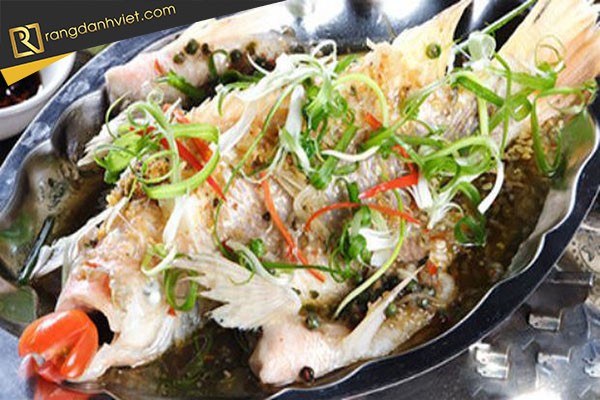 Cá diêu hồng hấp xì dầu