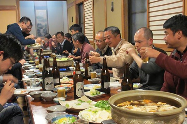 tiệc tất niên phong cách Nhật